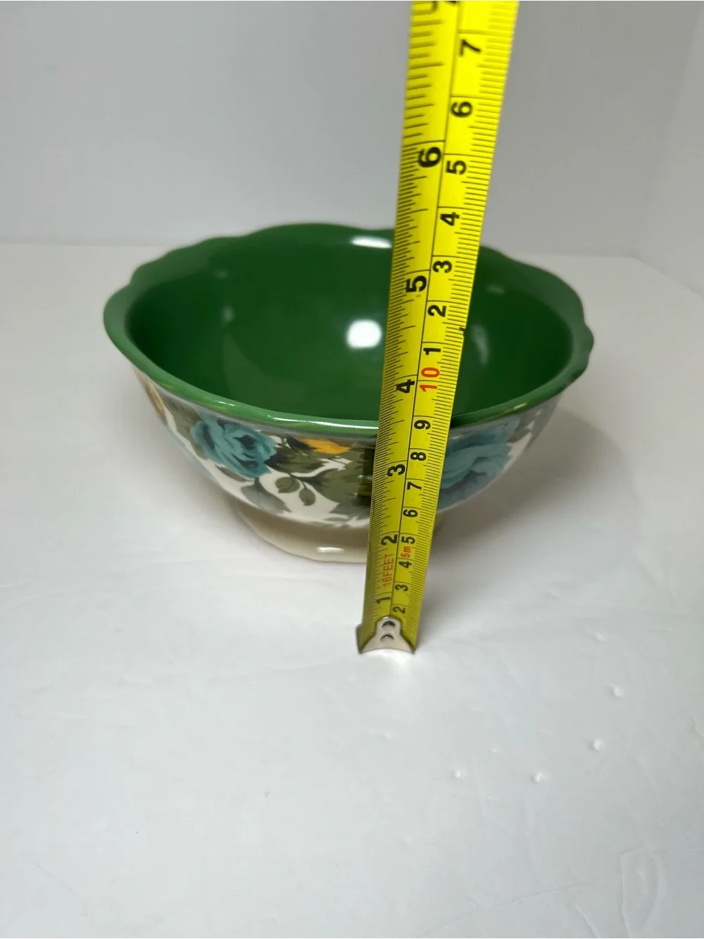 Pioneer Woman Stoneware ROSE SHADOW Set of 2 Soup/Cereal/Ice Cream Bowls